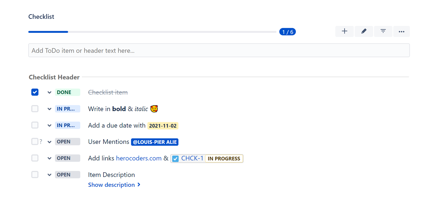Apps for Jira Checklists, time tracking & more!